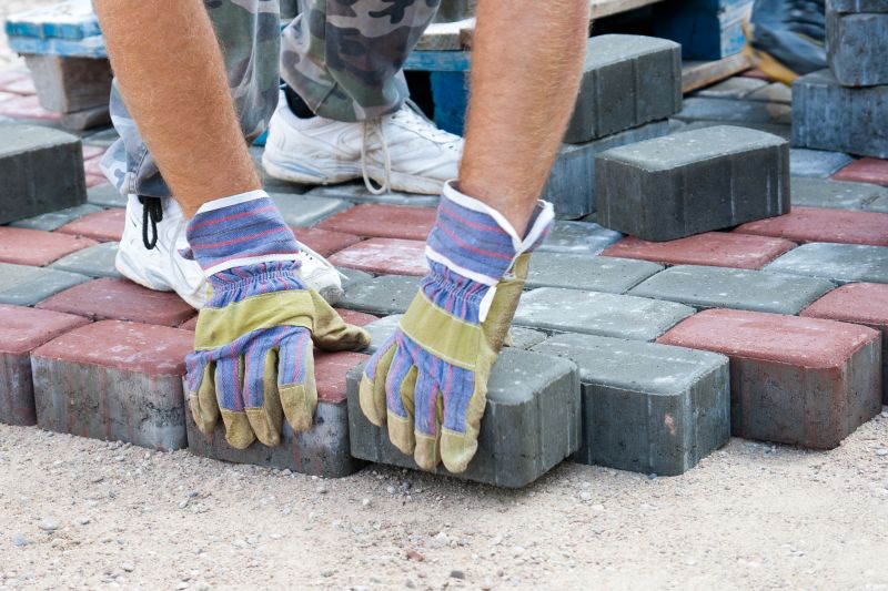 Laying Pavers Carefully